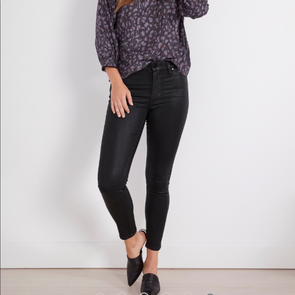Paige Luxe Coating Pants Size 28